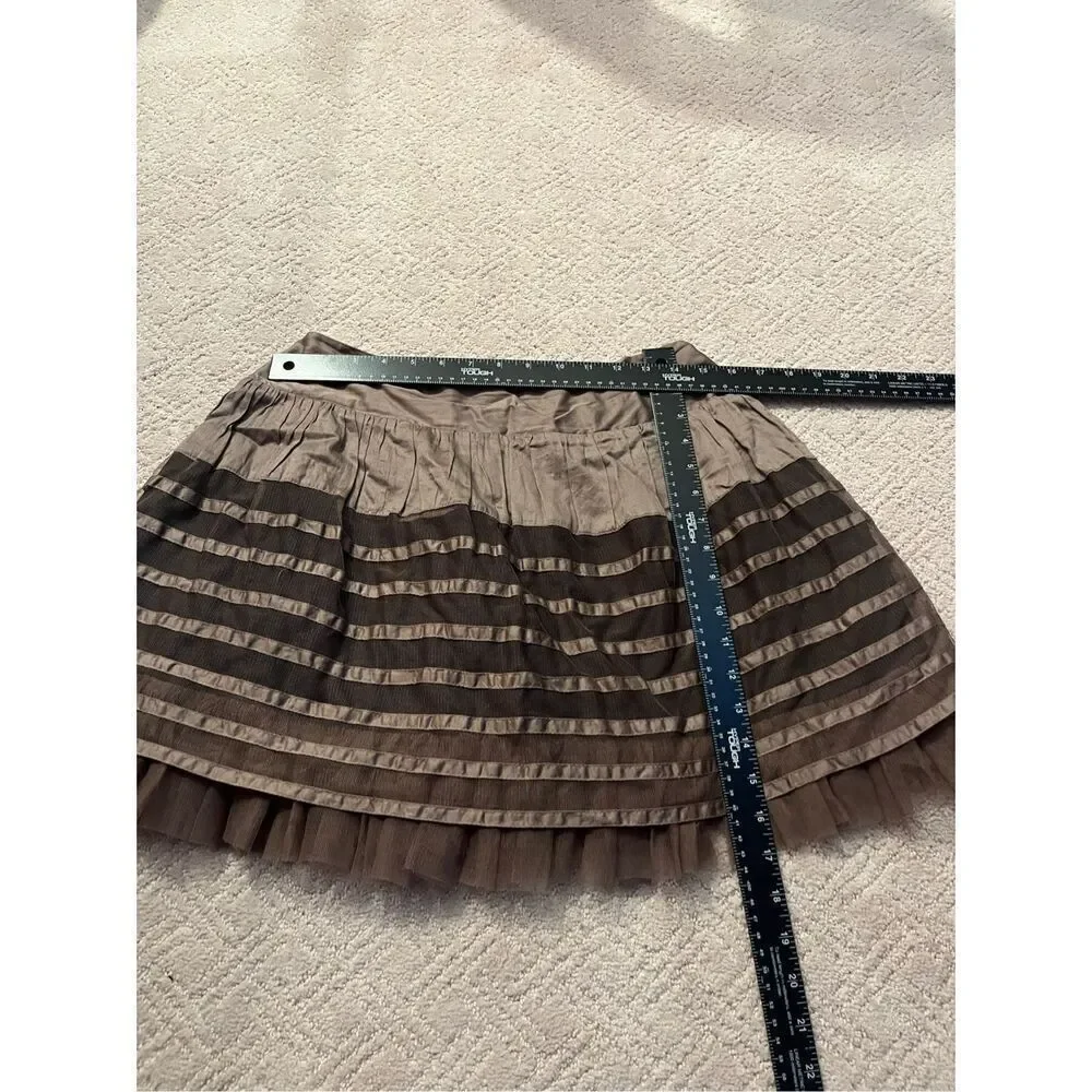 Anthropologie Atmosphere Mini Skirt